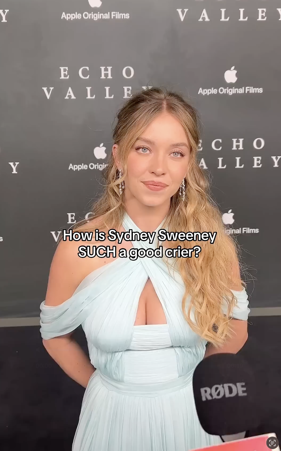 Sydney Sweeney interview at movie premiere
